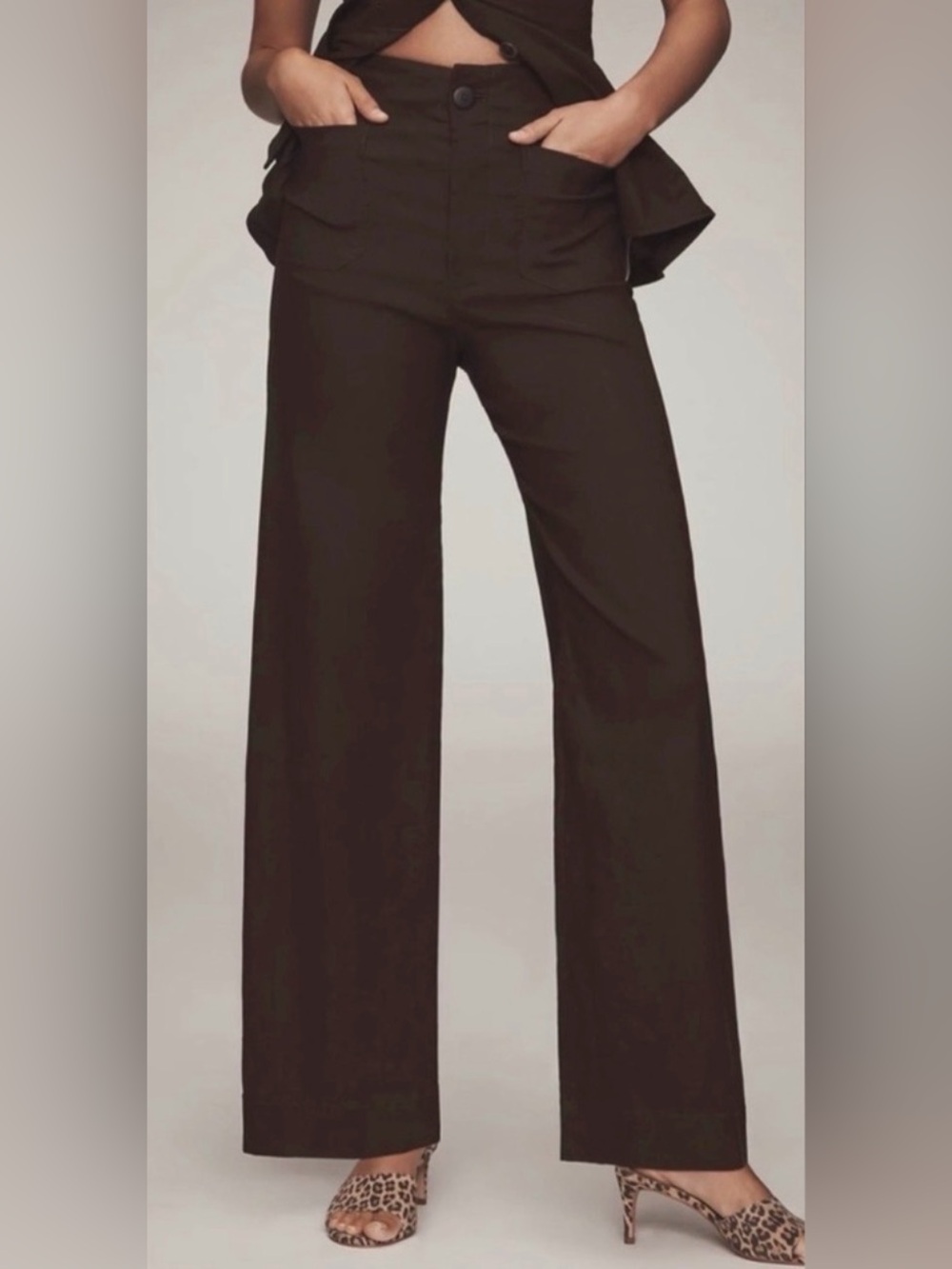 Maeve Colette Wide Leg Pants